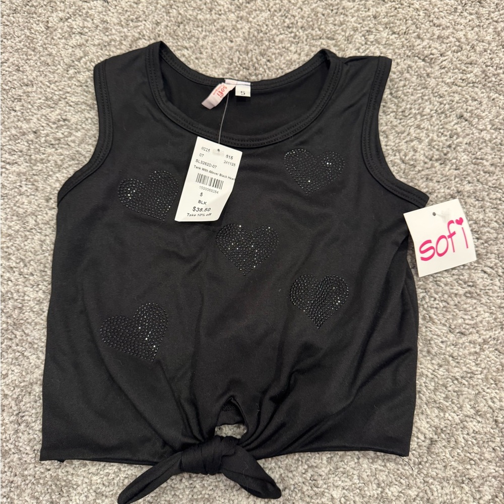 Sofi black tank top